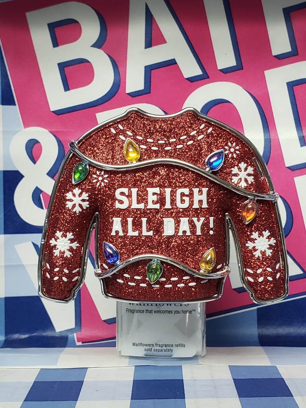BBW Ugly Sweater Fragrance Wallflower Plug In Home Decor